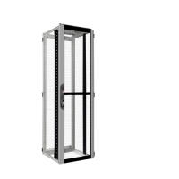 19"-Serverschrank VX IT von RITTAL - 42 HE - 600x600 mm - perforierte Türen - o.Seitenwände - lichtgrau