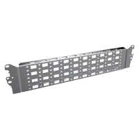 VX System-Chassis 23 x 89 mm - für innere Montageebene  für Schrankbreite oder -tiefe  400 mm - Edelstahl - 2 Stück