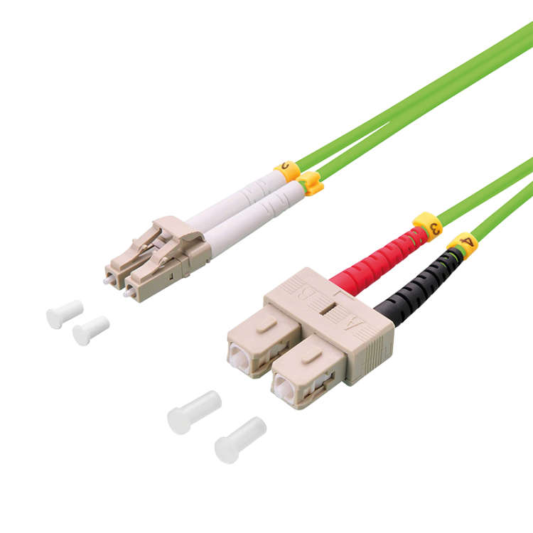 LWL Patchkabel Multimode OM5 - LC-SC - Länge0,5 m - Duplex