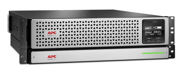 APC SMART-UPS SRT LI-ION 3000VA RM ACCS - Doppelwandler (Online) - 3000 VA - 2700 W - C13-Koppler - C19-Koppler - 8 AC-Ausgänge - Lithium-Ion (Li-Ion)