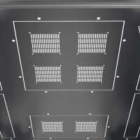 19"-Serverschrank SZB IT - 45 HE - 600 x 1000 mm - perforierte Türen - schwarz