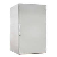 Schallgedämmter 19"-Serverschrank VX IT Rack RITTAL - bis 85% silenced - 24 HE - BxT 800x800 mm - Sicht-/Vollblechtür - lichtgrau