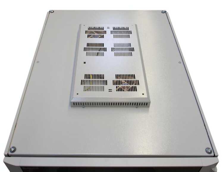 Schallgedämmter 19-Serverschrank VX IT Rack RITTAL - bis 85% silenced - 42 HE - BxT 800x1.000 mm - Sicht-/Vollblechtür - lichtgrau