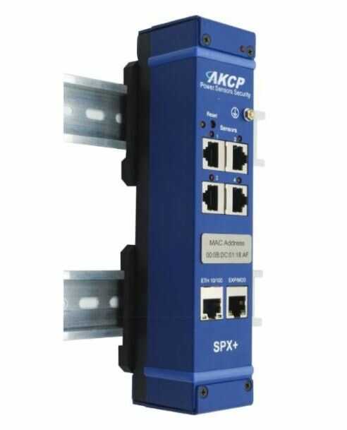 AKCP Überwachungsgerät - Rack Monitoring System - sensorProbeX+ (SPX4) - Basismodell (ohne Sensoren) - 4 Sensor Ports