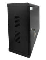 PROTECT+CHARGE Handy-Aufbewahrungsschrank - bis zu 24 Smartphones - 4 Ablagen - schwarz