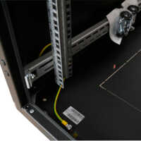 19"-Netzwerkschrank SZB IT - 33 HE - 600 x 800 mm - Sichttür - Vollblechrücktür - schwarz