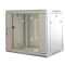 19"-Netzwerkschrank SWA von IT-BUDGET - 9 HE - BxT 570 x 450 mm - Sichttür - Seiten abnehmbar - Wand- + Standmontage - lichtgrau