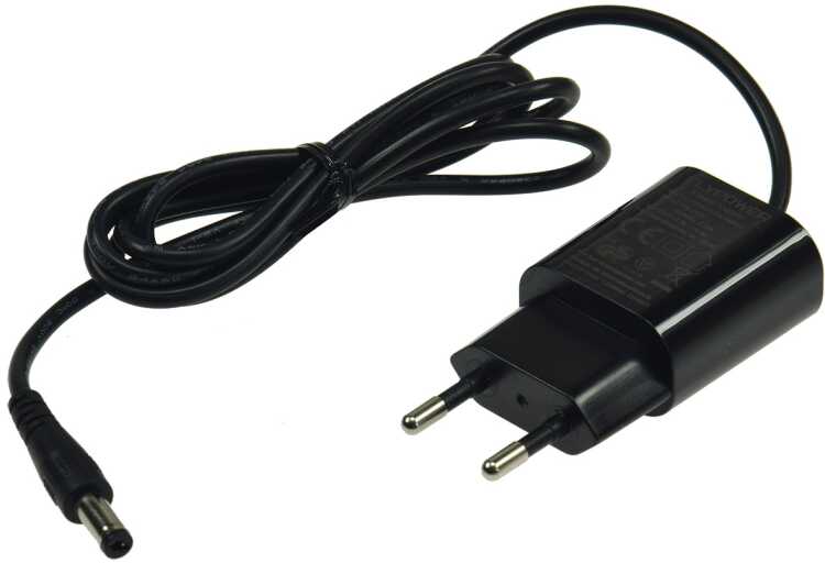Steckernetzteil - 240V AC >12V DC - 500 mA - 6 W - Ausgang 5,5/2,1 mm Koax-Stecker (passend für LK802512TNO)