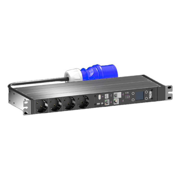 RITTAL PDU/Steckdosenleiste - switched - 16A - 1-phasig - Anschlüsse: CEE 4 x CEE7/3 Schuko