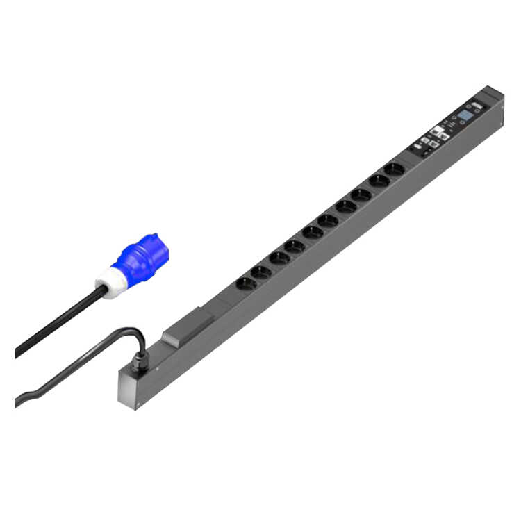 RITTAL PDU/Steckdosenleiste - switched - 16A - 1-phasig - Anschlüsse: CEE 10 x CEE7/3 Schuko