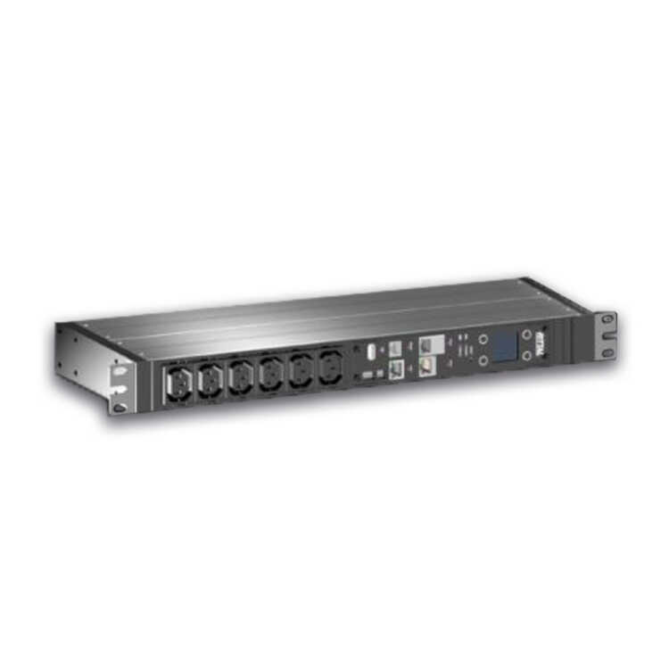 RITTAL 19"-PDU/Steckdosenleiste - managed - 16A - 1-phasig - Anschlüsse: IEC-C20 6 x C13