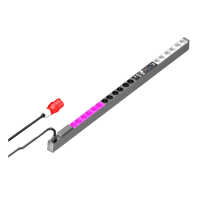 RITTAL PDU/Steckdosenleiste - metered plus - 16A - 3-phasig - Anschlüsse: CEE 18 x CEE7/3 Schuko