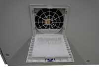 19"-Serverschrank VX IT RITTAL resistered - Staub-/Wasserschutz IP54 - 3 Aktiv-Lüfter - 42 HE - BxT 800x1000 mm - Sicht-/Vollblechtür - lichtgrau