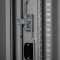 19"-Netzwerkschrank SZB IT - 42 HE - 600 x 600 mm - geteilte perforierte Doppel-Türen vorne und hinten - lichtgrau