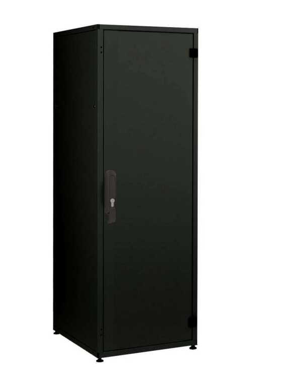 19"-Netzwerkschrank SZB IT - 42 HE - 600 x 800 mm - Vollblechtüren - schwarz