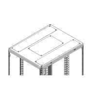 19"-Serverschrank RITTAL TX CableNet - 42 HE - 800 x 1000 mm - belüftete Türen - ohne Seitenwände - lichtgrau