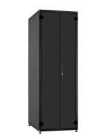 19"-Serverschrank SZB IT - 42 HE - 800 x 1200 mm - Vollblechfronttür - geteilte Doppel-Vollblechrücktür - schwarz