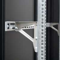 19"-Serverschrank SZB IT - 42 HE - 800 x 1200 mm - Sichttür - Vollblechrücktür - schwarz