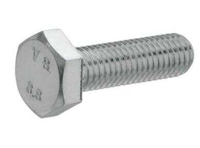 Sechskantschraube mit Gewinde M12x40mm - DIN 933 Stahl 10.9 verzinkt - 1 Stück