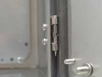 19"-Netzwerkschrank Edelstahl - für Chemie-, Gastro-, Lebensmittel-Bereich - 12 HE - HBT 600x600x300 mm