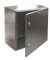 19"-Netzwerkschrank Edelstahl - für Chemie-, Gastro-, Lebensmittel-Bereich - 12 HE - HBT 600x600x300 mm