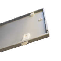 19"-Netzwerkschrank SWA von IT-BUDGET - 4 HE - BxT 570 x 350 mm - Sichttür - Seiten abnehmbar - Wand- + Standmontage - lichtgrau