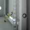 19"-Netzwerkschrank SWA von IT-BUDGET - 4 HE - BxT 570 x 350 mm - Sichttür - Seiten abnehmbar - Wand- + Standmontage - lichtgrau