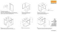 19"-Netzwerkschrank SWA von IT-BUDGET - 12 HE - BxT 570 x 600 mm - Sichttür - Seiten abnehmbar - Wand- + Standmontage - lichtgrau