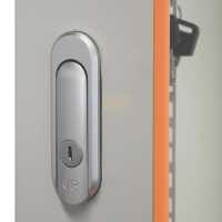 19"-Netzwerkschrank SWA von IT-BUDGET - 12 HE - BxT 570 x 600 mm - Sichttür - Seiten abnehmbar - Wand- + Standmontage - lichtgrau