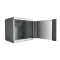 19"-Netzwerkschrank SWA von IT-BUDGET - 12 HE - BxT 570 x 600 mm - Sichttür - Seiten abnehmbar - Wand- + Standmontage - lichtgrau