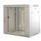 19"-Netzwerkschrank SWA von IT-BUDGET - 12 HE - BxT 570 x 600 mm - Sichttür - Seiten abnehmbar - Wand- + Standmontage - lichtgrau