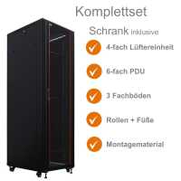 19"-Netzwerkschrank SRK von IT-BUDGET - Komplettset...
