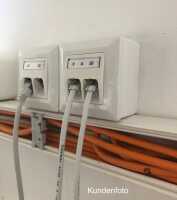 High-End Daten-Installations-/Verlegekabel LIEBERNETZ High Quality - Cat.7A - S/FTP - 500 m - CU Vollkupfer - hohe Brandklasse B2CA