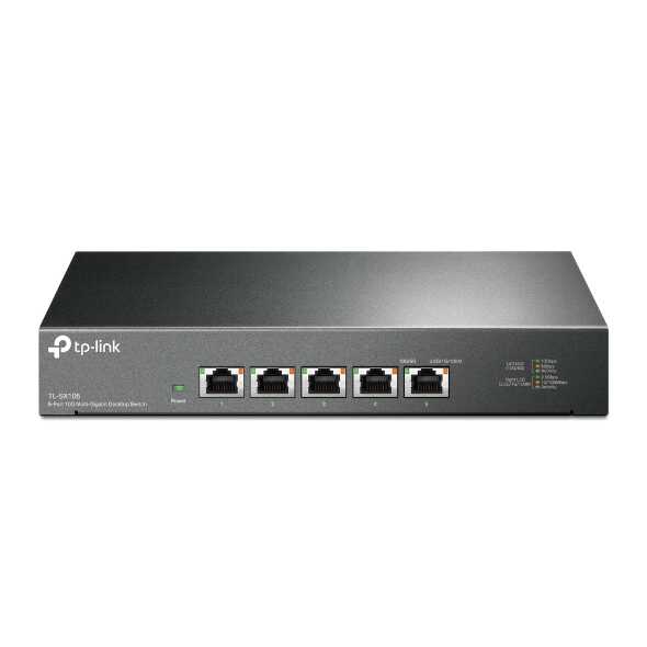 TP-Link TL-SX105 - 5-Port - 10G Multi-Gigabit Switch - unmanaged