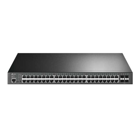 TP-Link JetStream TL-SG3452P - 52-Port Gigabit L2+ Switch - 48-Port PoE+ - managed