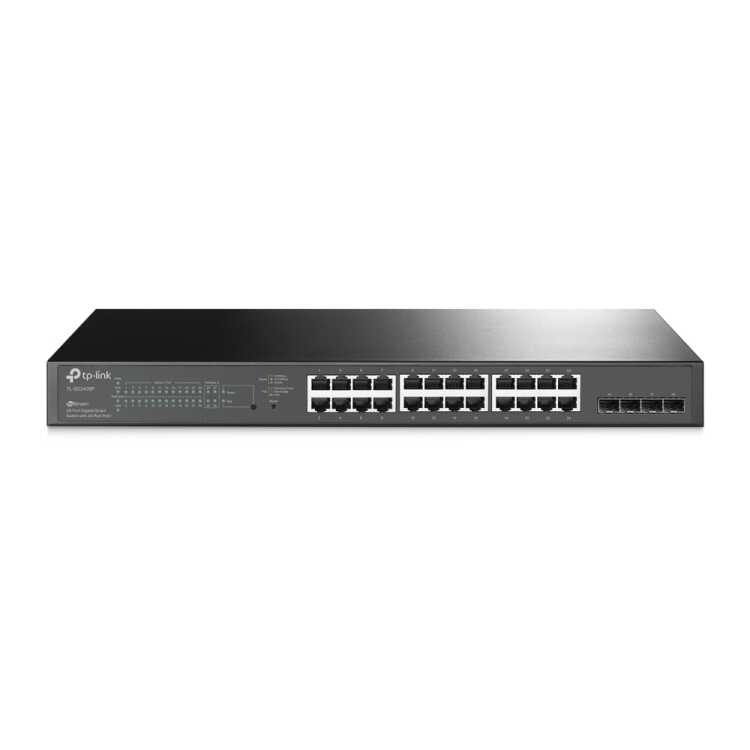 TP-Link TL-SG2428P - 24-Port Gigabit L2 Smart Switch - PoE+ - 4 x SFP - managed