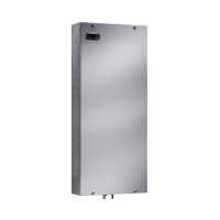 Luft/Wasser-Wärmetauscher Wandanbau von RITTAL - Kühlleistung 3000 W - Schutzgrad IP55 - e-Controller - wasserführende Teile Kupfer/Messing - 230 V