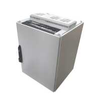 Schallgedämmter 19"-Serverschrank VX IT Rack RITTAL - bis 85% silenced - 15 HE - BxT 600x600 mm - Sicht-/Vollblechtür - lichtgrau