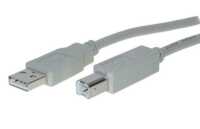 USB High Speed 2.0 Kabel - A/B Stecker - USB 2.0 - 0,25m...