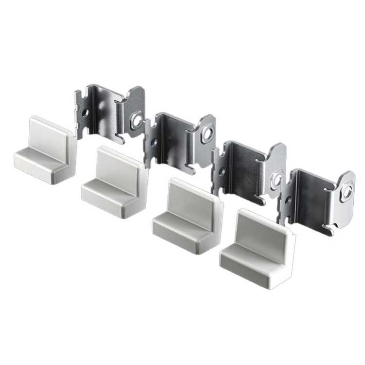 Wandbefestigungshalter von RITTAL - für AX, AX IT und KX - Wandabstand: 40 mm - Stahlblech - 4 Stück