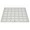 Abdeckplatte für SZB/Silence Rack Dach/Boden - perforiert mit Filter - groß - 380x380 mm - lichtgrau