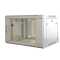 19"-Netzwerkschrank SWA von IT-BUDGET - 4 HE - BxT 570 x 450 mm - Sichttür - Seiten abnehmbar - Wand- + Standmontage - lichtgrau