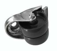 Doppel-Lenkrolle mit 11 mm Rückenloch für M10...