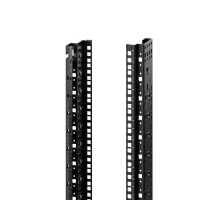 19"-Profilschienen standard für RITTAL VX IT Schränke - 38 HE - L-förmig - 2 Stück - schwarz (für vorne)