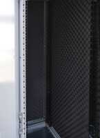 Schallgedämmter 19"-Serverschrank VX IT Rack RITTAL - bis 85% silenced - 42 HE - BxT 600x1.000 mm - Sicht-/Vollblechtür - lichtgrau