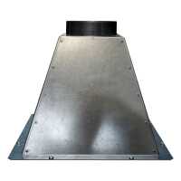 Ablufthutze für SZB IT / SILENCE RACK Dachöffnungen - 300 mm Höhe - 150 mm Durchmesser Auslass