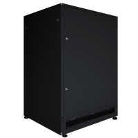 19"-Serverschrank SZB IT - 24 HE - 800 x 1000mm - Vollblechtüren - schwarz