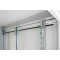 19"-Serverschrank/Netzwerkschrank RIE von TRITON mit Cosmotec Seitenanbau-Kühlgerät - Kühlleistung 300 bis 5600 W - Schutzgrad IP54 - 37 HE - BxT 600 x 800 mm - Sichttür - RückWand - lichtgrau