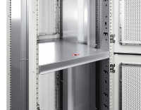 Compartment / Colocation Rack VX IT von RITTAL - 2-Abteilungen - 2 x 23 HE - perforierte Türen - lichtgrau - BxT 600 x 1200 mm