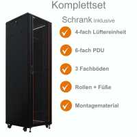 19"-Netzwerkschrank SRK von IT-BUDGET - Komplettset...